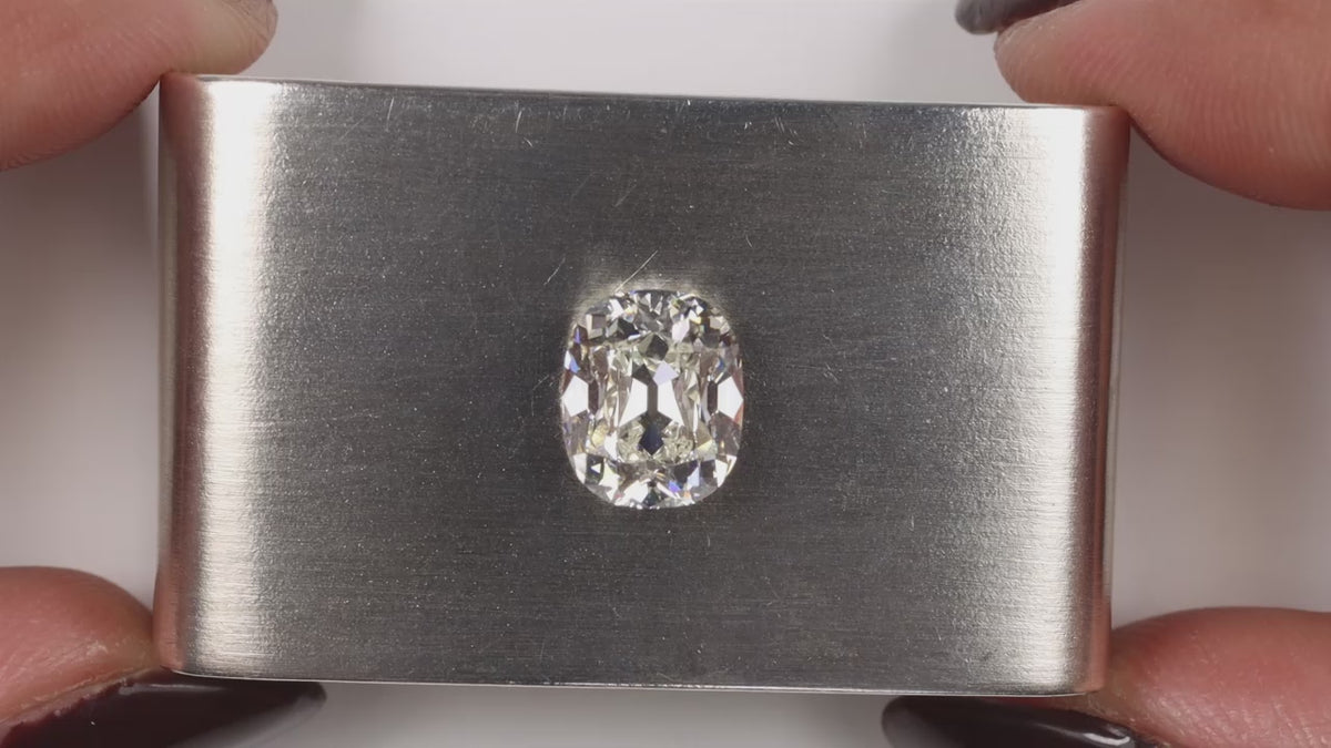 NATURAL 3.03ct I VS1 OLD MINE CUT DIAMOND GIA CERTIFIED 3 CARAT VINTAGE STYLE