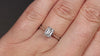 1ct GIA CERTIFIED E VS2 DIAMOND ENGAGEMENT RING EMERALD CUT SOLITAIRE PLATINUM