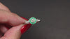 OLD EUROPEAN CUT DIAMOND ENGAGEMENT RING EMERALD ART DECO TARGET VINTAGE STYLE