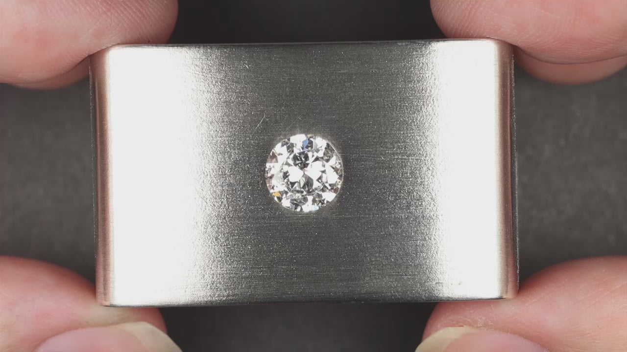 1.5 CARAT OLD TRANSITIONAL CUT DIAMOND D SI2 VINTAGE LOOSE NATURAL ESTATE 1.5ct