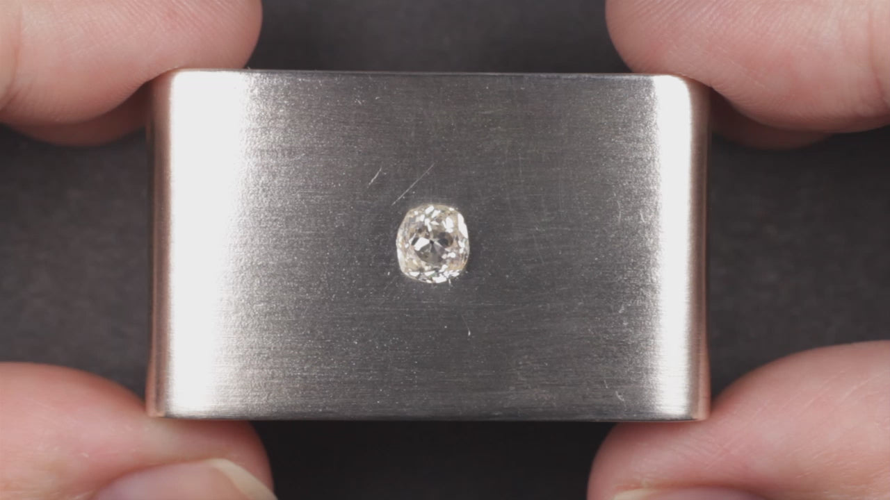 0.80ct OLD EUROPEAN CUT DIAMOND GIA CERTIFIED O-P SI1 LOOSE NATURAL VINTAGE