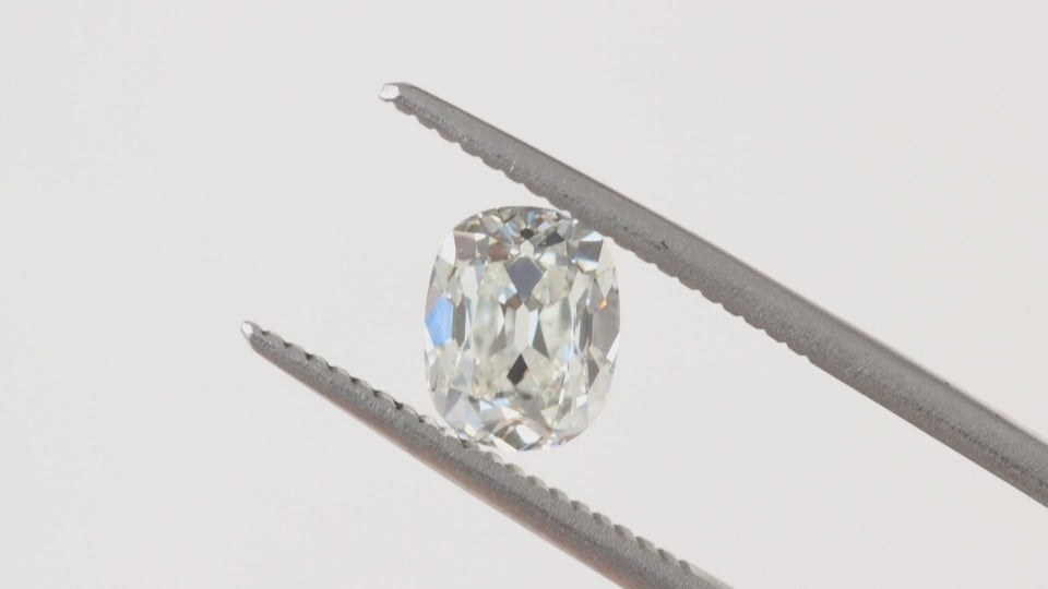 1.5 CARAT OLD MINE CUT DIAMOND GIA CERTIFIED I SI1 CUSHION BRILLIANT ELONGATED