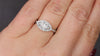 1.00ct D SI1 GIA CERTIFIED MARQUISE DIAMOND HALO RING ENGAGEMENT 14k WHITE GOLD
