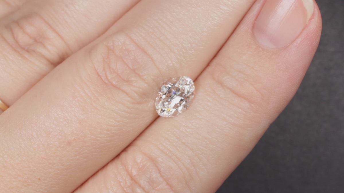 1.57ct GIA CERTIFIED F VS1 ANTIQUE MOVAL CUT DIAMOND LOOSE MARQUISE OVAL 1.5ct