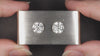 4.27ct DIAMOND STUD EARRINGS NATURAL MATCHING PAIR ROUND BRILLIANT CUT CLASSIC