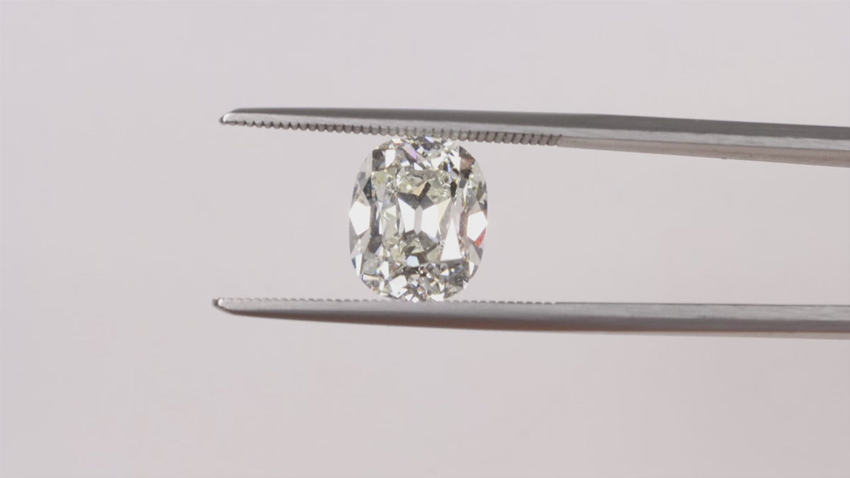 NATURAL 3.03ct I VS1 OLD MINE CUT DIAMOND GIA CERTIFIED 3 CARAT VINTAGE STYLE