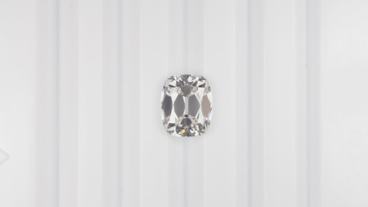 5.03ct OLD MINE CUT LAB CREATED DIAMOND CERTIFIED G VS2 CUSHION BRILLIANT 5ct