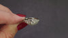 ART DECO DIAMOND ENGAGEMENT RING G VS OLD EUROPEAN CUT 18K FILIGREE VINTAGE