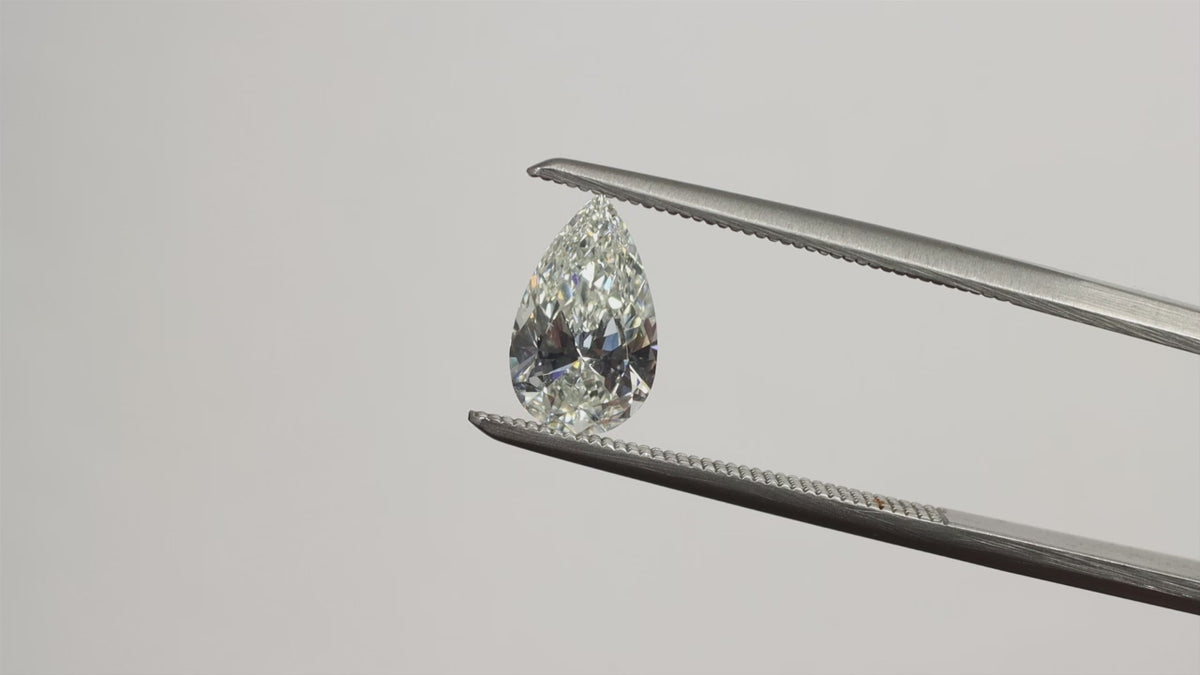 NATURAL 1.02ct H VVS1 PEAR SHAPE DIAMOND GIA CERTIFIED ENGAGEMENT LOOSE 1 CARAT