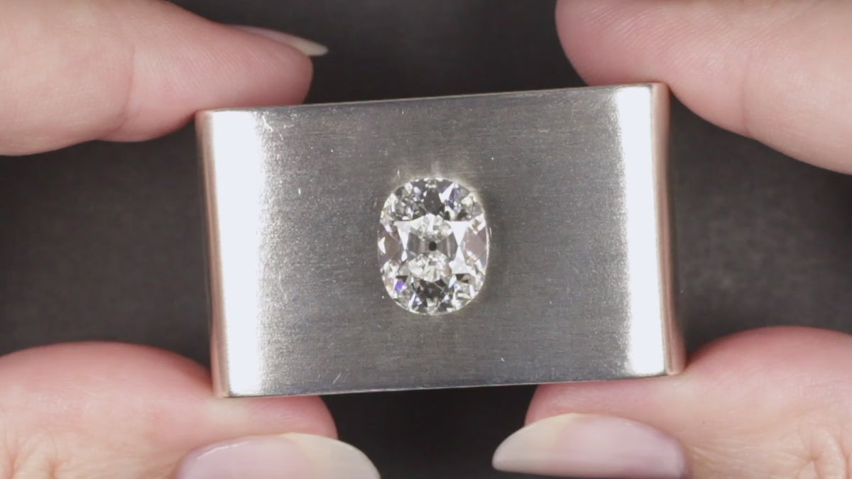 5.01ct E VVS2 OLD MINE LAB CREATED DIAMOND IGI CERTIFIED 5 CARAT LOOSE CUSHION