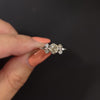 0.80ct OLD EUROPEAN CUT DIAMOND ENGAGEMENT RING VINTAGE RETRO COCKTAIL NATURAL