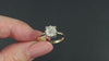 1.5ct DIAMOND ENGAGEMENT RING GIA CERTIFIED VINTAGE STYLE 14k COLLET SOLITAIRE