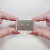 1 CARAT OLD EUROPEAN CUT DIAMOND STUD EARRINGS J-K SI1-SI2 VINTAGE PAIR ESTATE