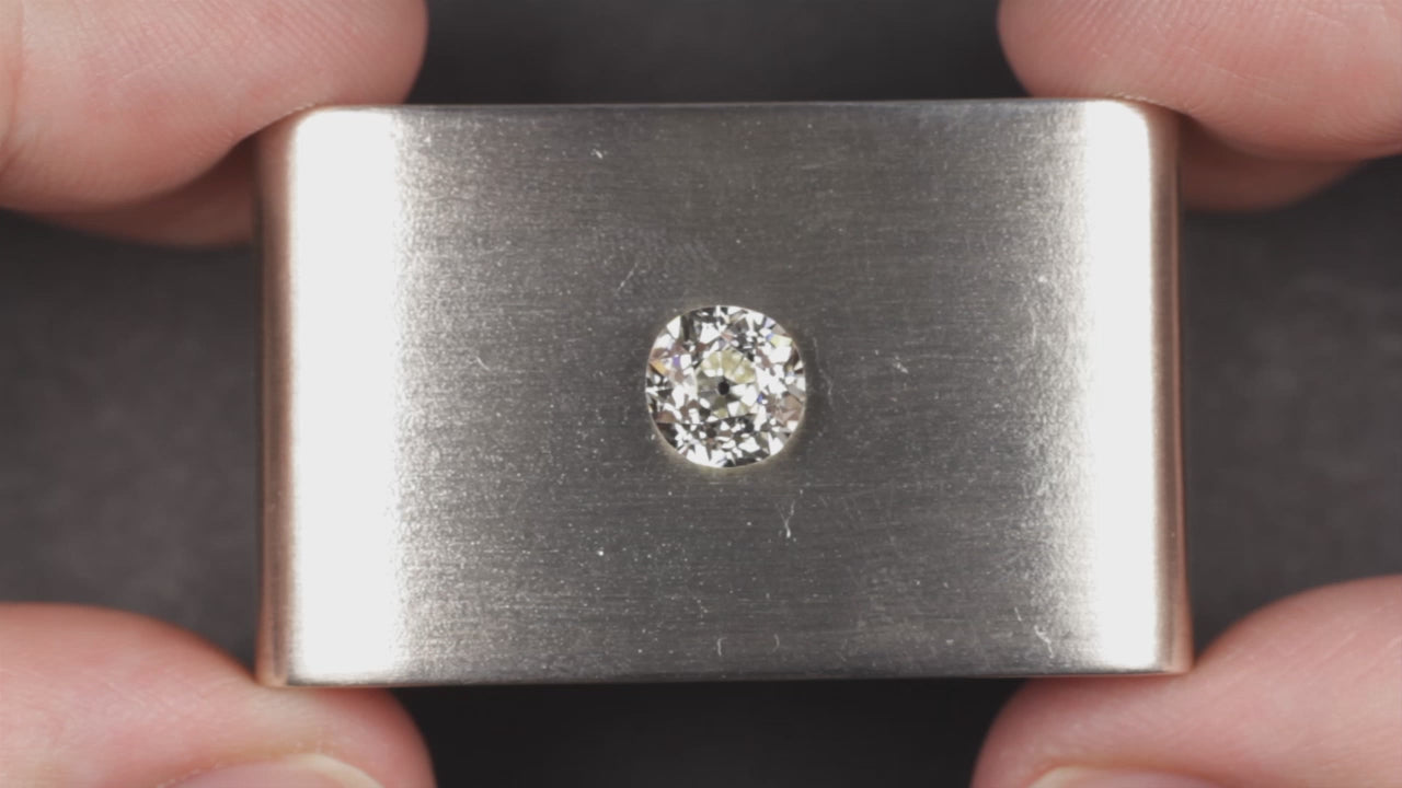 1.71c OLD MINE CUT DIAMOND I VS1 ANTIQUE LOOSE NATURAL ENGAGEMENT ESTATE CUSHION