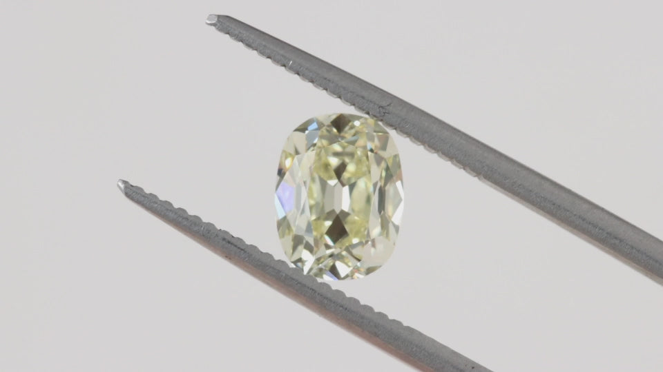 1.77ct OLD MINE CUT DIAMOND GIA CERTIFIED W-X VS1 ELONGATED CUSHION BRILLIANT