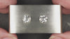 2.95ct OLD EUROPEAN CUT DIAMOND STUD EARRINGS VINTAGE MATCHING PAIR ESTATE 3ct