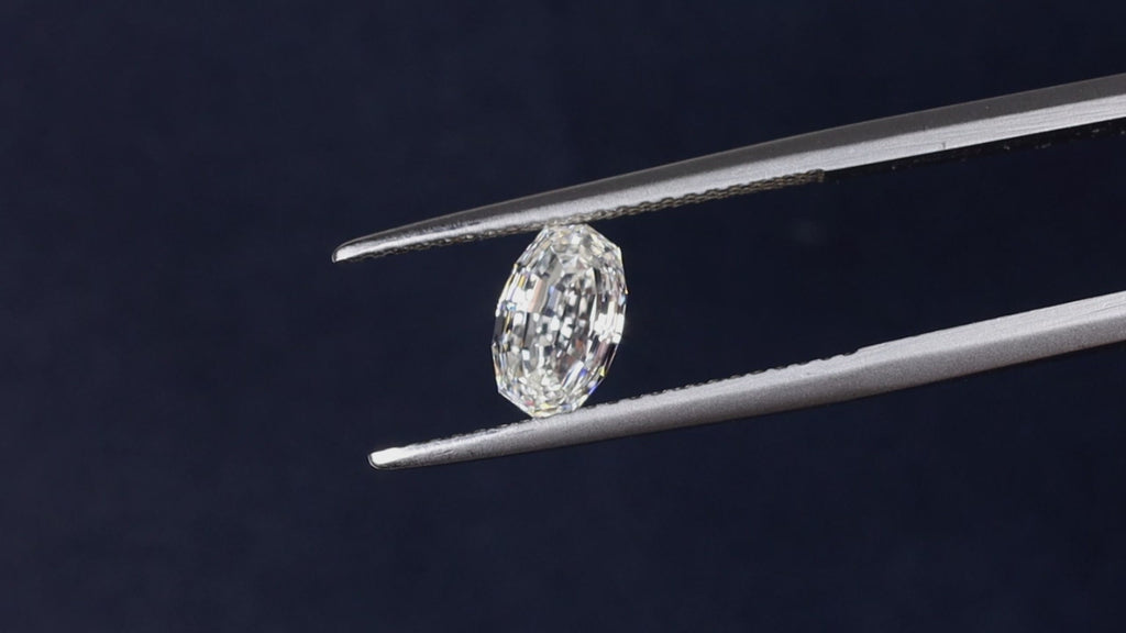 1 CARAT GIA CERTIFIED G VS2 DIAMOND OVAL STEP CUT LOOSE NATURAL GEOMETRIC 1ct