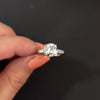 2.5 CARAT VINTAGE DIAMOND ENGAGEMENT RING OLD EUROPEAN CUT CERTIFIED PLATINUM