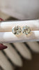 9.41ct OLD EUROPEAN CUT DIAMOND STUD EARRINGS GIA CERTIFIED Q-T VS1 VINTAGE PAIR