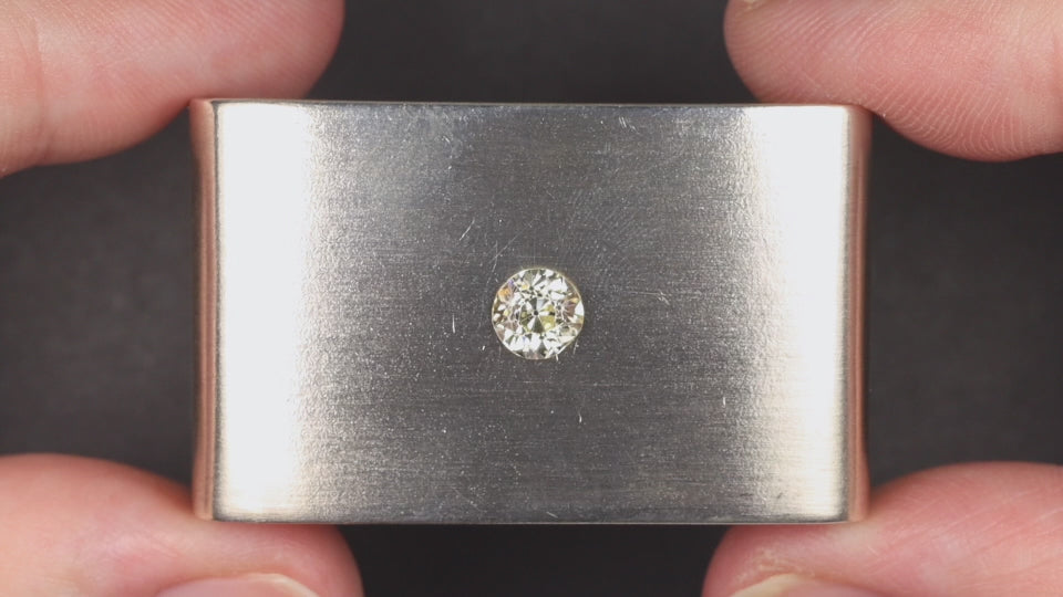 0.72ct OLD EUROPEAN CUT DIAMOND GIA CERTIFIED Q-R SI1 LOOSE NATURAL VINTAGE