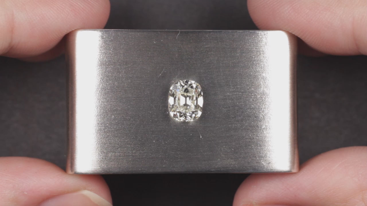 1.5 CARAT OLD MINE CUT DIAMOND GIA CERTIFIED J VS2 CUSHION BRILLIANT ELONGATED