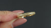 3mm VINTAGE STYLE WEDDING BAND STACKING RING ENGRAVED FLORAL CLASSIC 14K GOLD