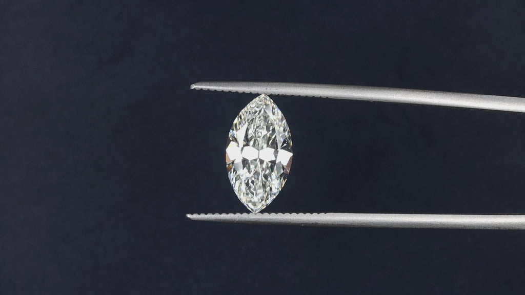 3 CARAT VINTAGE MARQUISE CUT DIAMOND GIA CERTIFIED G SI1 LOOSE NATURAL ESTATE