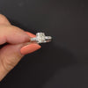 1.21ct VINTAGE DIAMOND ENGAGEMENT RING CERTIFIED G SI1 OLD EUROPEAN CUT PLATINUM