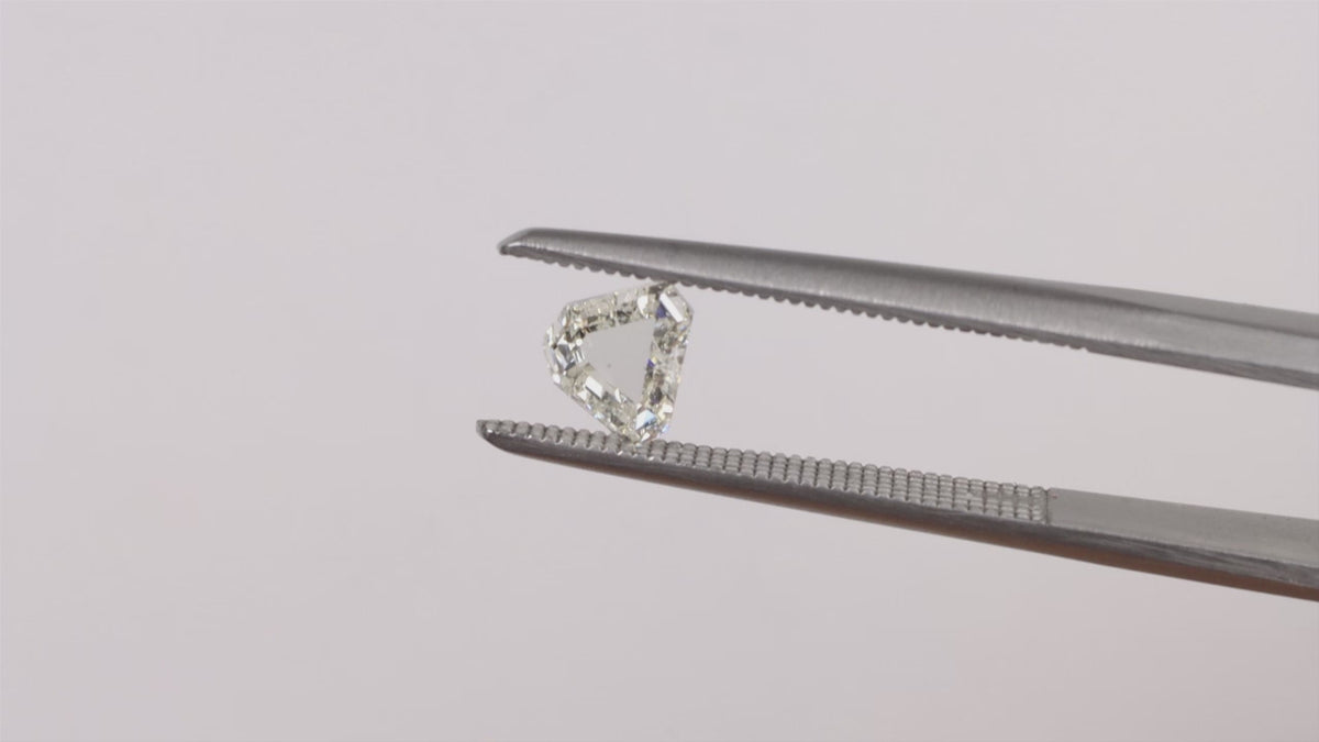 0.54ct J-K SI2 CADILLAC ROSE CUT DIAMOND GEOMETRIC SHAPE 1/2 CARAT NATURAL LOOSE