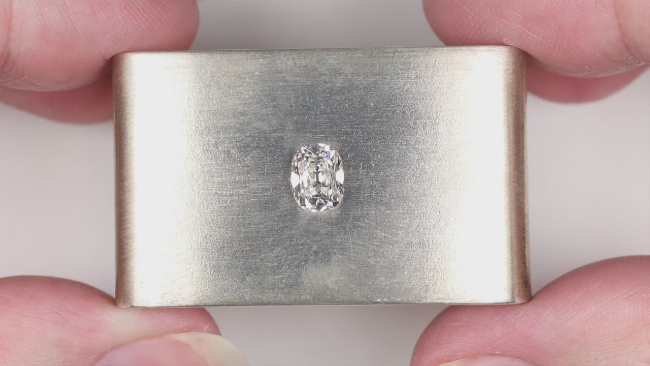 1 CARAT OLD MINE CUT DIAMOND GIA CERTIFIED H VS2 ELONGATED CUSHION BRILLIANT