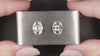 4.07ct E VVS2-VS1 OLD MINE CUT LAB CREATED DIAMOND LOOSE PAIR IGI CERTIFIED STUD