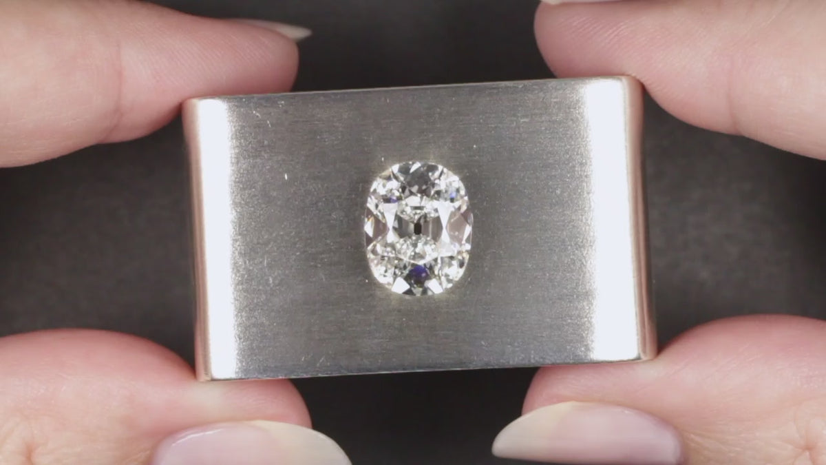 5.07ct E VS1 OLD MINE LAB CREATED DIAMOND IGI CERTIFIED 5 CARAT LOOSE CUSHION