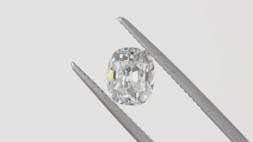1.5 CARAT OLD MINE CUT DIAMOND GIA CERTIFIED E VS2 ELONGATED CUSHION BRILLIANT