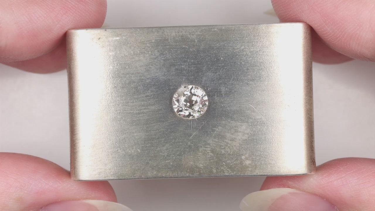 0.85ct OLD EUROPEAN CUT DIAMOND VINTAGE LOOSE NATURAL ENGAGEMENT ESTATE