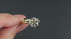 TWO TONE GOLD ANTIQUE STYLE ENGAGEMENT RING SETTING ROUND SOLITAIRE COLLET 14K