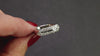 VINTAGE DIAMOND 2 ROW BAND 14k WHITE GOLD RING 1/3ct NATURAL RETRO COCKTAIL