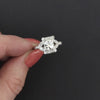1.20ct ART DECO VINTAGE DIAMOND RING F-G SI1 OLD EUROPEAN CUT PLATINUM COCKTAIL
