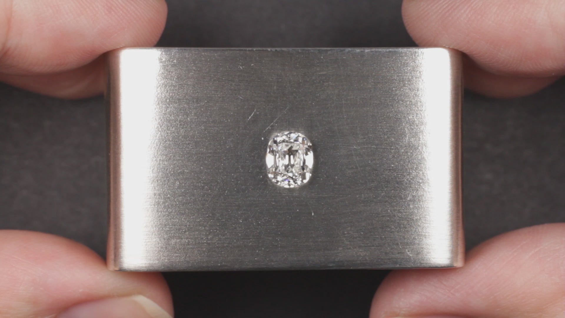 1 CARAT OLD MINE CUT DIAMOND GIA CERTIFIED F SI2 CUSHION BRILLIANT ELONGATED