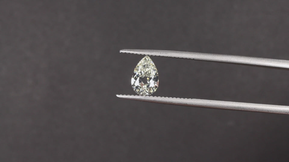 1ct VINTAGE PEAR SHAPE DIAMOND L VS1 NATURAL LOOSE ENGAGEMENT TEAR DROP 1 CARAT