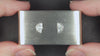 1.32ct F-H SI1-SI2 HALF MOON SHAPE DIAMOND PAIR LOOSE ACCENT STONES NATURAL