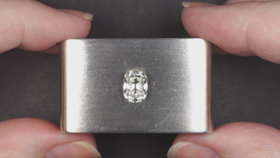 2 CARAT OLD MINE CUT DIAMOND GIA CERTIFIED K SI1 ELONGATED CUSHION BRILLIANT 2ct