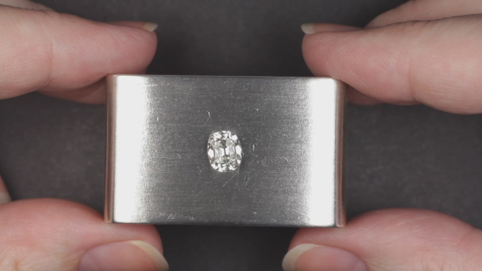 1.20ct OLD MINE CUT DIAMOND GIA CERTIFIED J SI1 ELONGATED CUSHION BRILLIANT