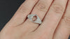 BEZEL OVAL CUT ENGAGEMENT RING SETTING 0.62ct DIAMOND VINTAGE STYLE SEMI MOUNT