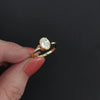 0.91ct OVAL CUT DIAMOND SOLITAIRE ENGAGEMENT RING GIA CERTIFIED 14k YELLOW GOLD