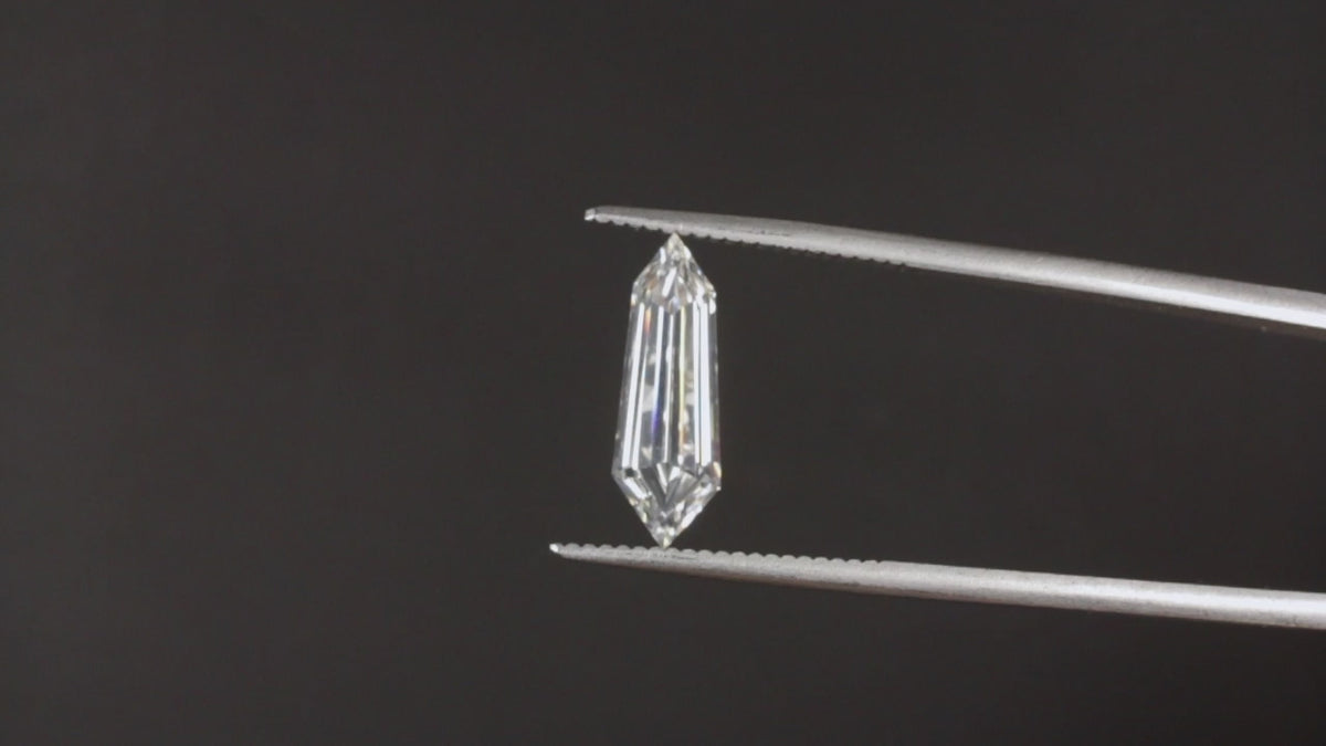 LAB CREATED 1.86ct E VVS2 KITE SHAPE BULLET CUT DIAMOND IGI CERTIFIED GEOMETRIC