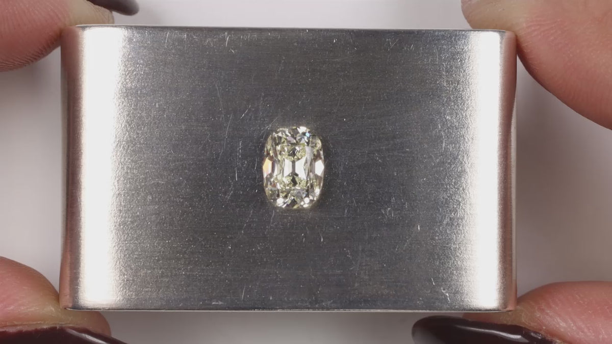 GIA CERTIFIED 1.21ct L SI1 OLD MINE CUT DIAMOND NATURAL ENGAGEMENT VINTAGE STYLE