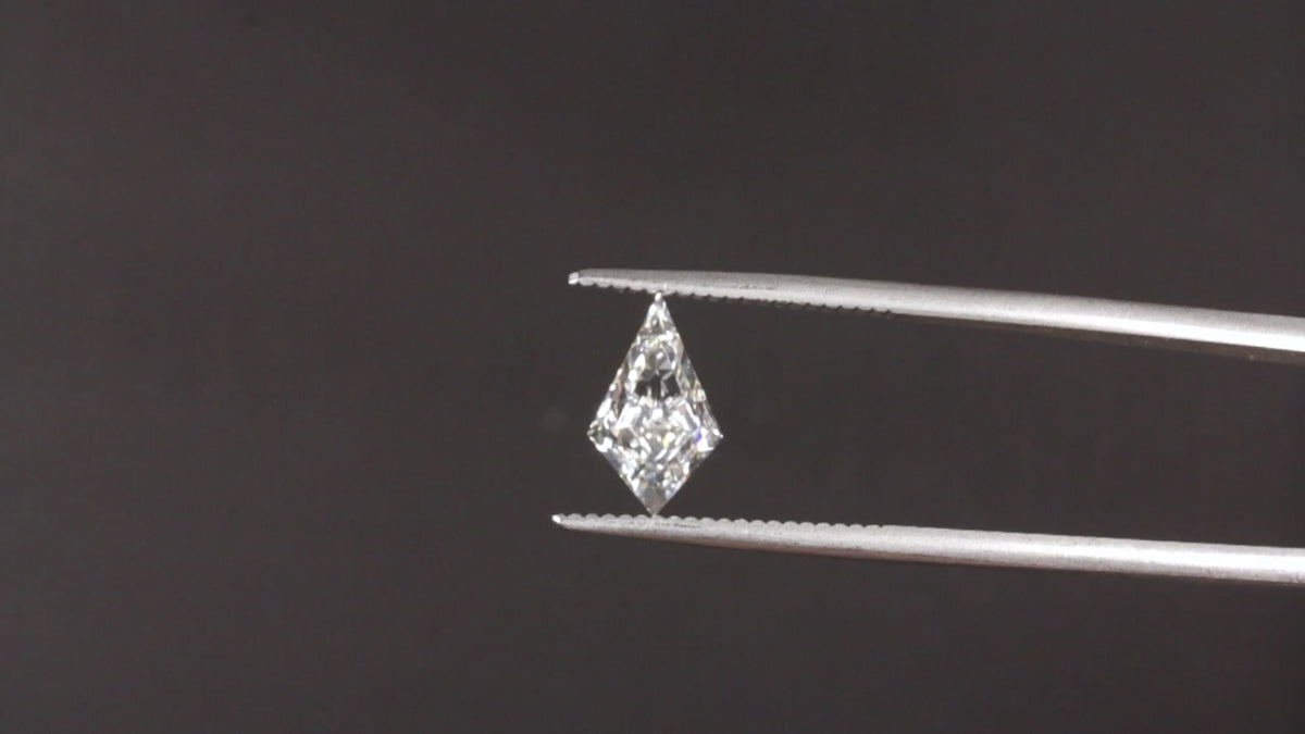 1.52ct D VVS2 LAB CREATED DIAMOND KITE SHAPE IGI CERTIFIED STEP CUT LOOSE 1.5ct