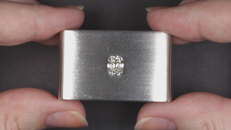 1.40ct OLD MINE CUT DIAMOND GIA CERTIFIED L VS1 ELONGATED CUSHION BRILLIANT