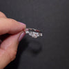 VINTAGE DIAMOND ENGAGEMENT RING 1/2ct G VS1 ROUND CUT 14k WHITE GOLD CLASSIC