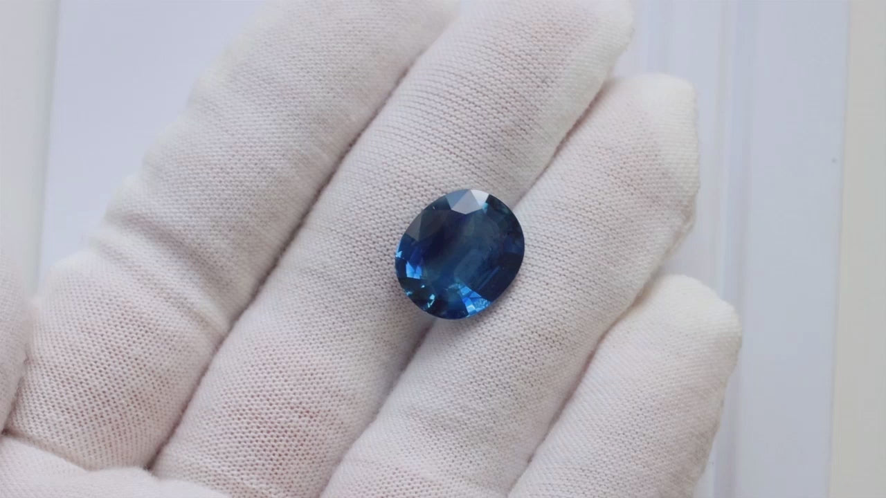 11.32ct GIA CERTIFIED SAPPHIRE 15.3x13.2mm OVAL SHAPE LOOSE NATURAL GEMSTONE